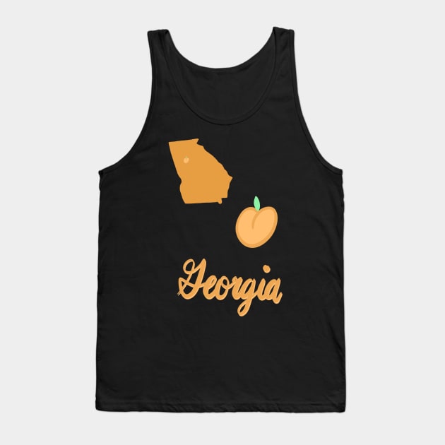 Peach State Set Tank Top by nats-designs